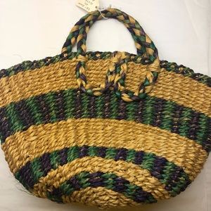Vintage woven Straw Bag